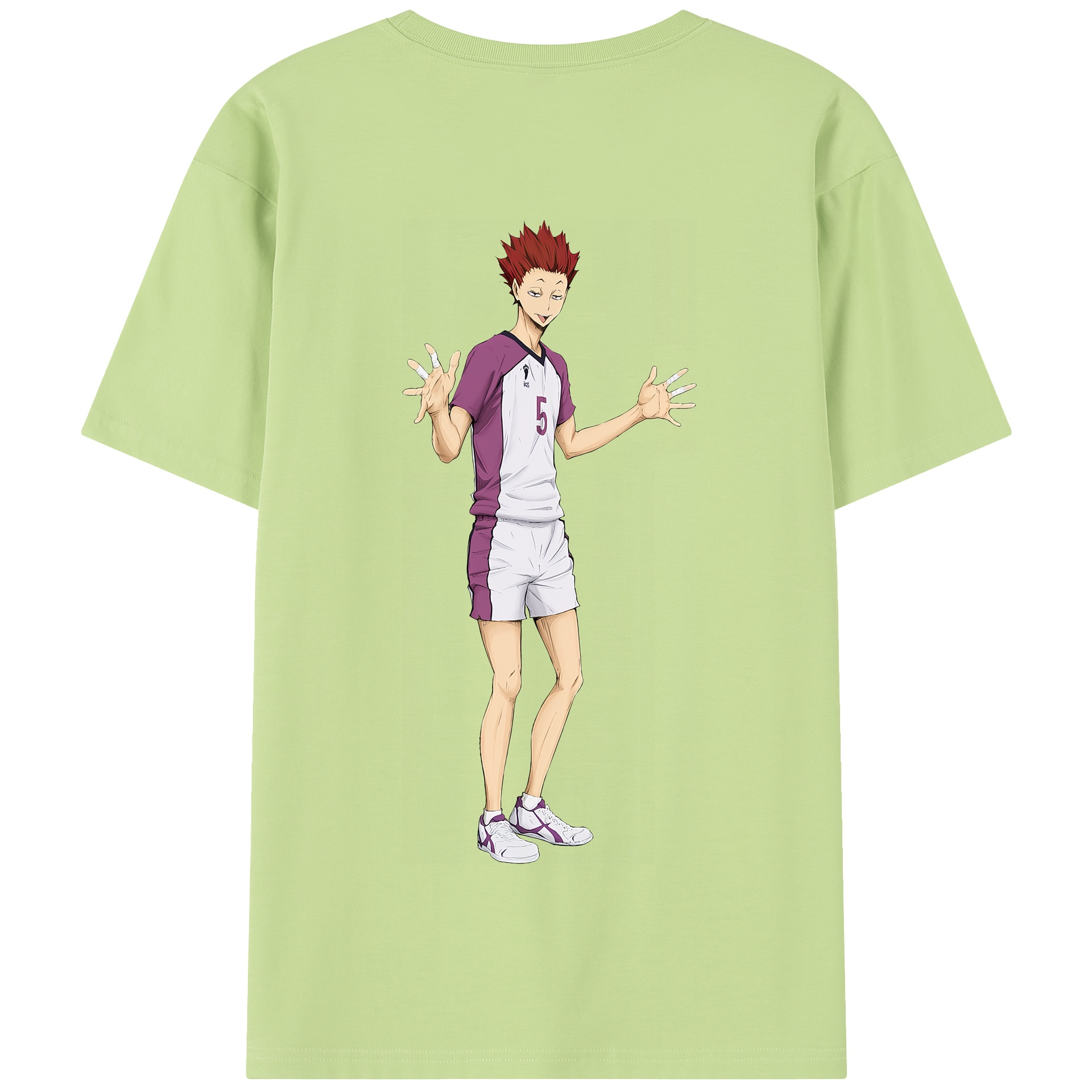 （画像用） ハイキュー!! Haikyu!! 綿100％半袖Tシャツ（背面プリント）